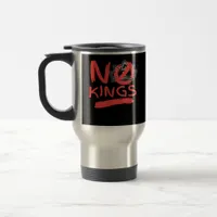 No King Simple Clean Design Travel Mug