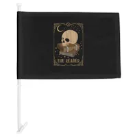 Book Reader Card Pagan Goblincore Goth Occult Book Car Flag