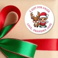 Personalized a Gift for You Christmas Gift Tags 