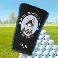 Dog Most Tee-Riffic Dad Personalized Photo Putter Golf Head Cover