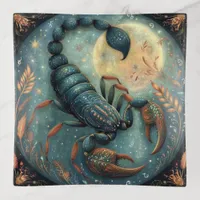 Scorpio Zodiac Astrology Sign Mystical Birthday Trinket Tray
