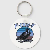 F-Caw-F Classic Funny Retro Keychain