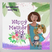 Whimsical Mother's Day Kids  Holder