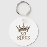 No Kings In America Vintage Graphic Keychain
