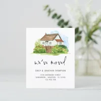Budget Watercolor Home We’ve Moved New Address
