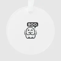 Boo Of Disapproval Funny Quote Ornament