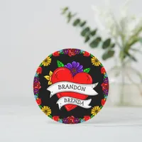 Tattoo Graffiti Art Style Wedding   Invitation