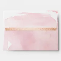 ENVELOPE |  Pastel Blush Watercolor Wash
