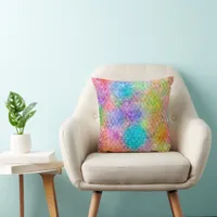 Abstract Colorful Throw Pillow