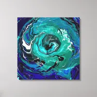 Blue Eternity | Abstract Art Canvas Print