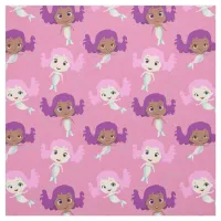 Pink Purple Mermaid Pattern Fabric