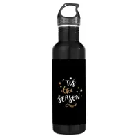 Tis The Season Classic Aesthetic Style Stainless Steel Water Bottle