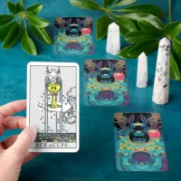 Colorful Year of the Rabbit 08 AI Art Tarot Cards