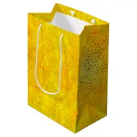 Gold Dinosaur Hide Medium Gift Bag