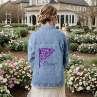 Romantic, Vintage Personalized Denim Jacket