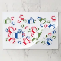 Placemat pad -  Jumbled Presents