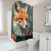 Majestic Fox Shower Curtain