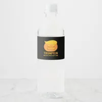 Trumpkin Make Halloween Great Again – Basic Parody Water Bottle Label