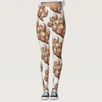 Adorable Anglin' for Cute Cuddling Pangolins Leggings