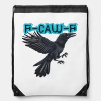 F-Caw-F Classic Creative Casual Drawstring Bag