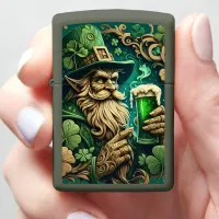 Enchanted Evening of Ale A Leprechauns Toast  Zippo Lighter