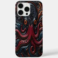 Intricate Octopus Design With Swirling Tentacles iPhone 16 Pro Max Case