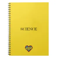 Selena Heart Yellow Notebook