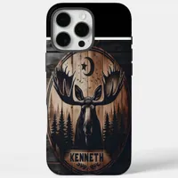 Moose In The Moonlight iPhone 16 Pro Max Case