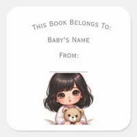 Customize Girl Book Plate