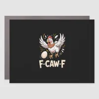 Funny F Caw F Hen Creative Casual Style Car Magnet
