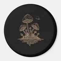 Cottagecore Mushrooms Fungi Goblincore Aesthetic Magnet
