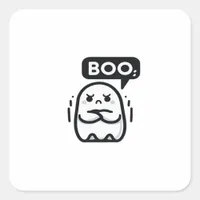 Boo Of Disapproval Funny Quote Square Sticker