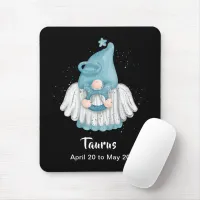 Gnome Taurus Astrology Sign Angel Mouse Pad