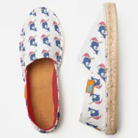 Christmas Narwhale Espadrilles