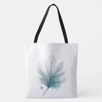 Coastal Leaf Beach Tote Bag