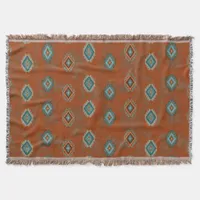 Southwest Canyons Diamond Throw Blanket