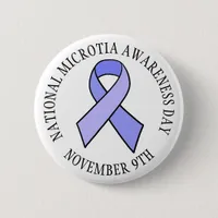 National Microtia Awareness Day Button