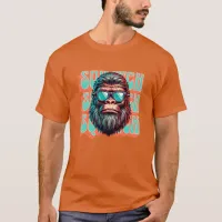 Vintage Squatch Retro Style Comic Pop Art T-Shirt