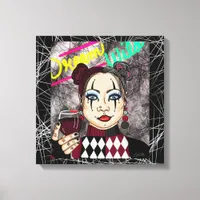 Dream Wild Goth Girl Canvas Print
