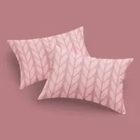 Cute Girly Pastel Pink Faux Knit Pattern Pillow Case