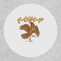 Crow F-Caw-F Funny Bird Raven Meme Patch