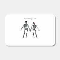 Gothic Skeleton Couple (White) Classic Matchboxes