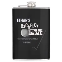 Golf Bachelor Party - golf outing Classic Stylish Flask