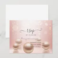 30th Pearl Wedding Anniversary RSVP Card