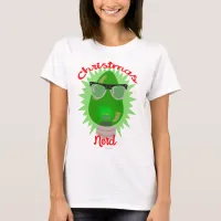 Christmas Nerd Holiday Lightbulb Slogan T-Shirt