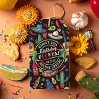 Mexican Fiesta Any Occasion Pattern Black ID1114 Gift Tags