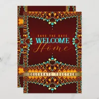 Eastern Bohemian Welcome Home Party Invitation