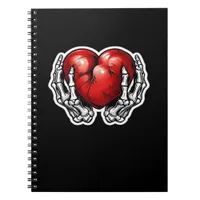 Skeleton Hands Hearts - Cute Halloween Notebook