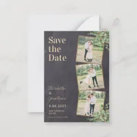Budget Rustic Greenery Wedding Save The Date Note Card