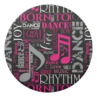 Born to Dance Pink ID277 Eraser